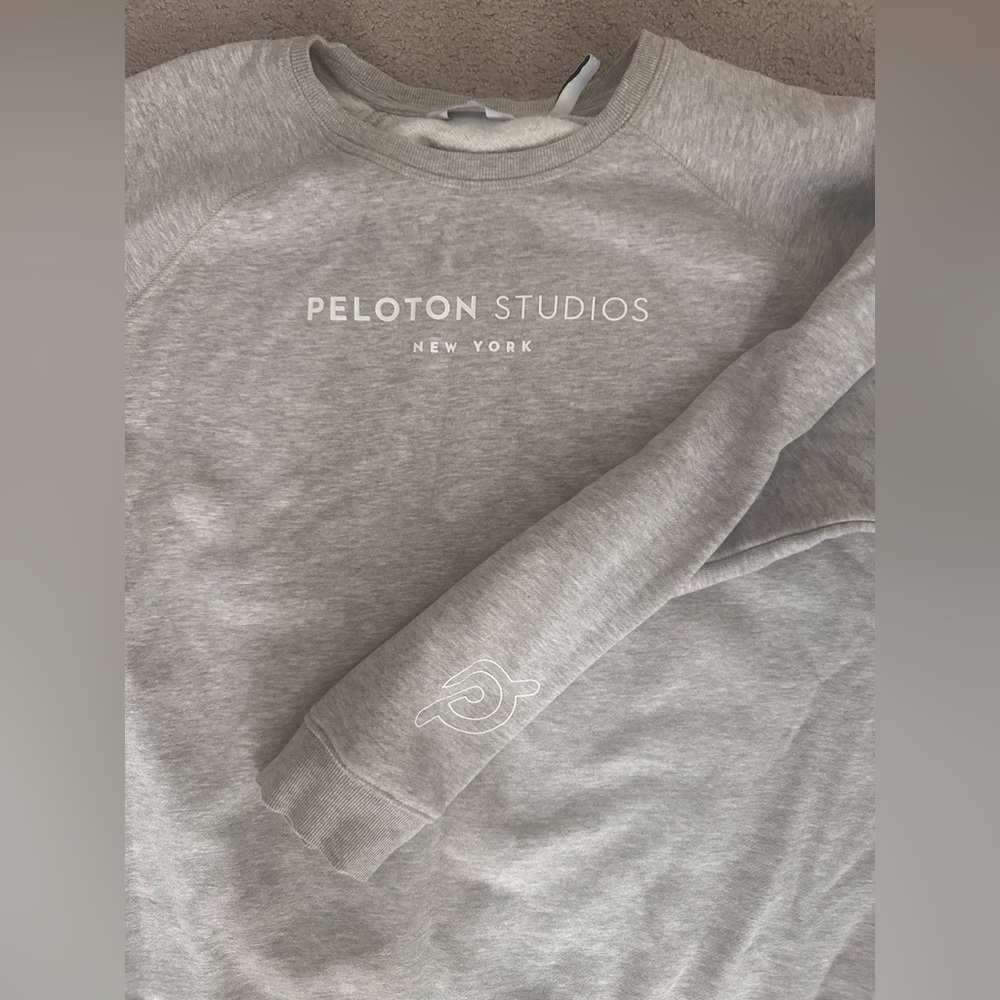 Peloton Studios New York Gray Crewneck Sweater